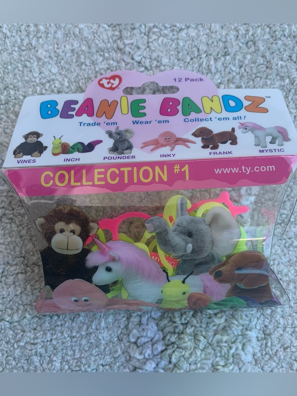 Ty Beanie Bandz Collection #1 silicone rubber wristbands